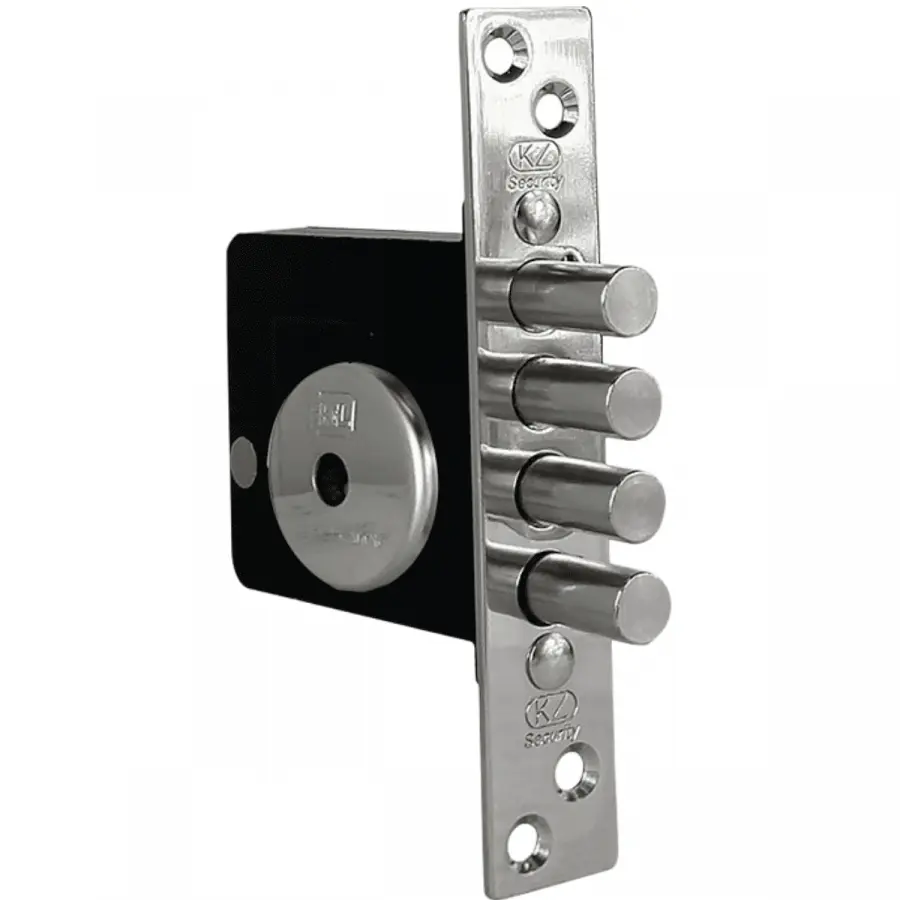 Cerradura Auxiliar de Incrustar Max con 4 Pasadores y Llaves Tetra