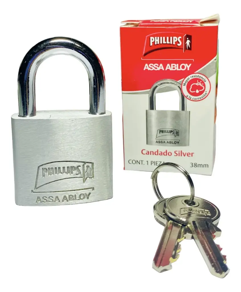 CANDADO SILVER 38MM 