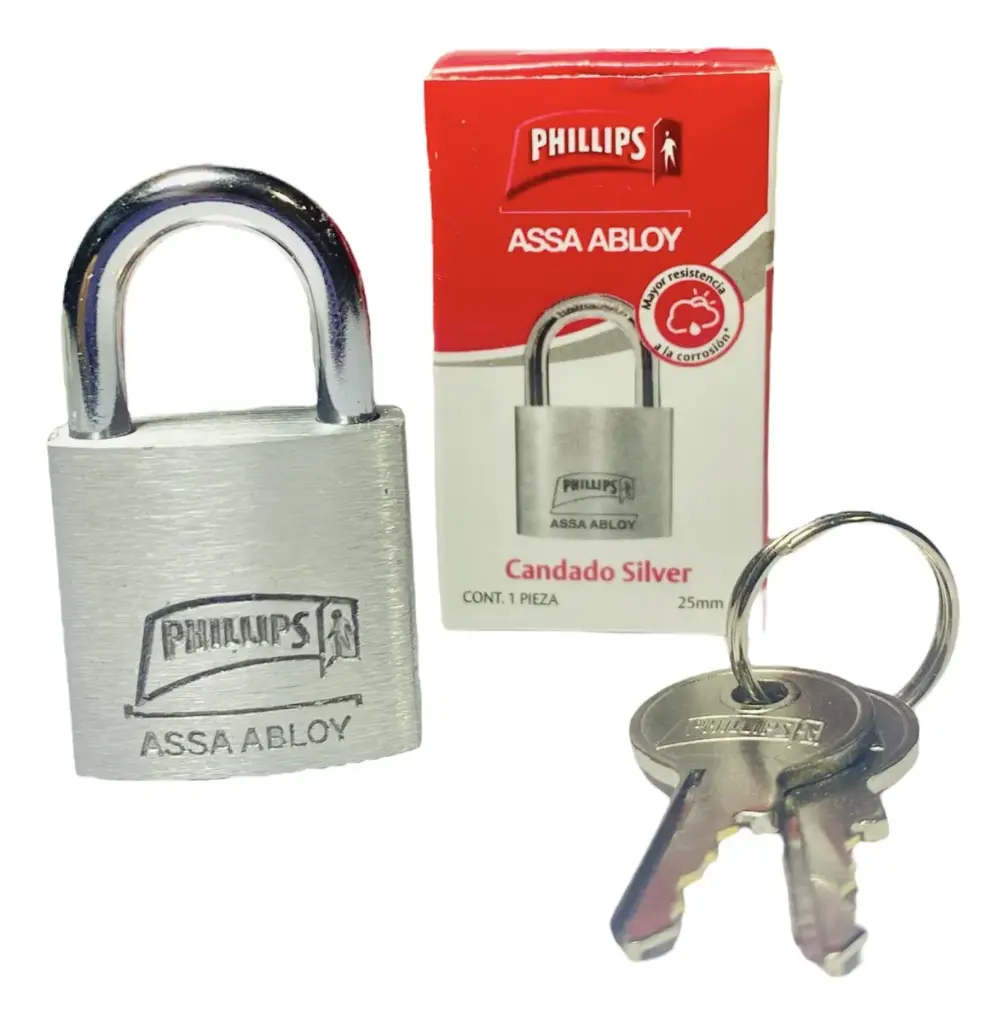 CANDADO SILVER 25MM