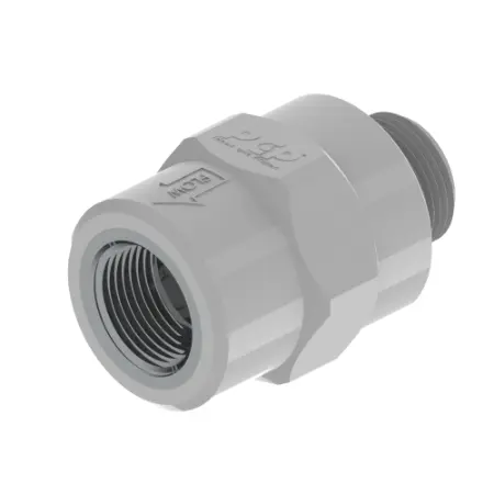 CHEQUE HIDRAULICO PVC DE  1/2'' ROSCA PLASTICA