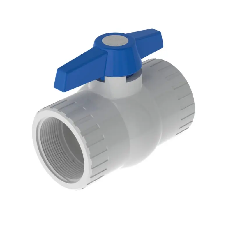VÁLVULA DE BOLA PVC DE 1/2'' PARA ROSCAR PESADA