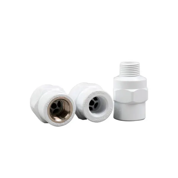 CHEQUE HIDRAULICO PVC DE 1'' ROSCA PLASTICA
