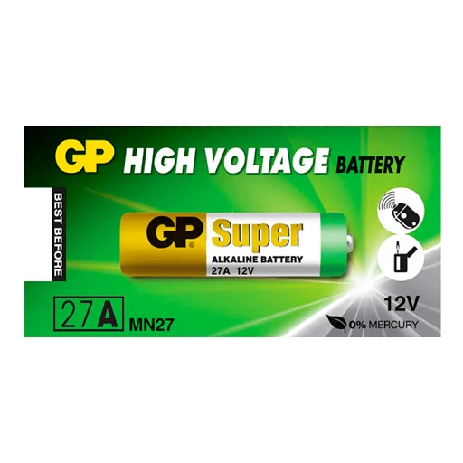 [4891199011504] PILA ALKALINA PARA ALARMA 27A PG-27A