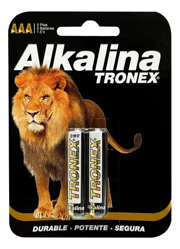 PILA ALCALINA TRONEX AAA X2