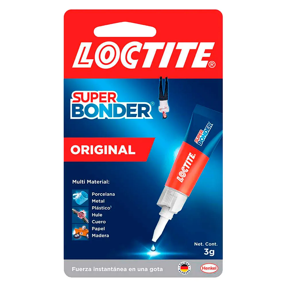 [7891200313846 LOC-1628821] ADHESIVO INSTANTÁNEO SUPERBONDER LOCTITE 3GR