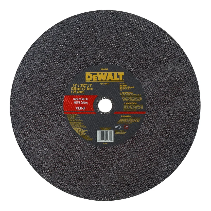 DISCO TRONZADORA 14 3/32 DEWALT DW44640