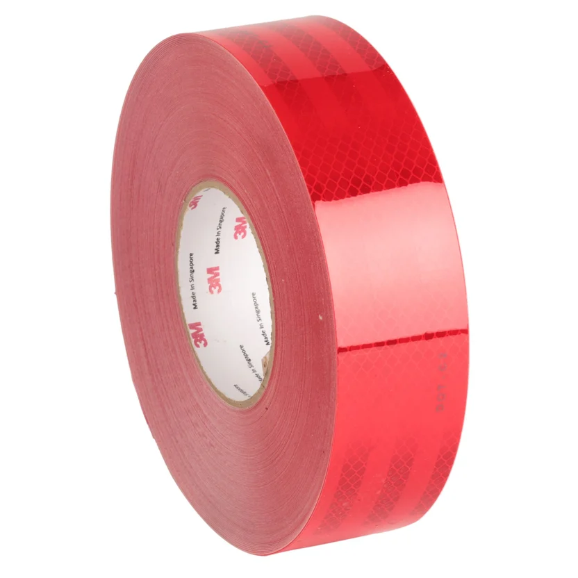 CINTA REFLECTIVA ROJO X 45,7MTS 3M CHINA (METRO)