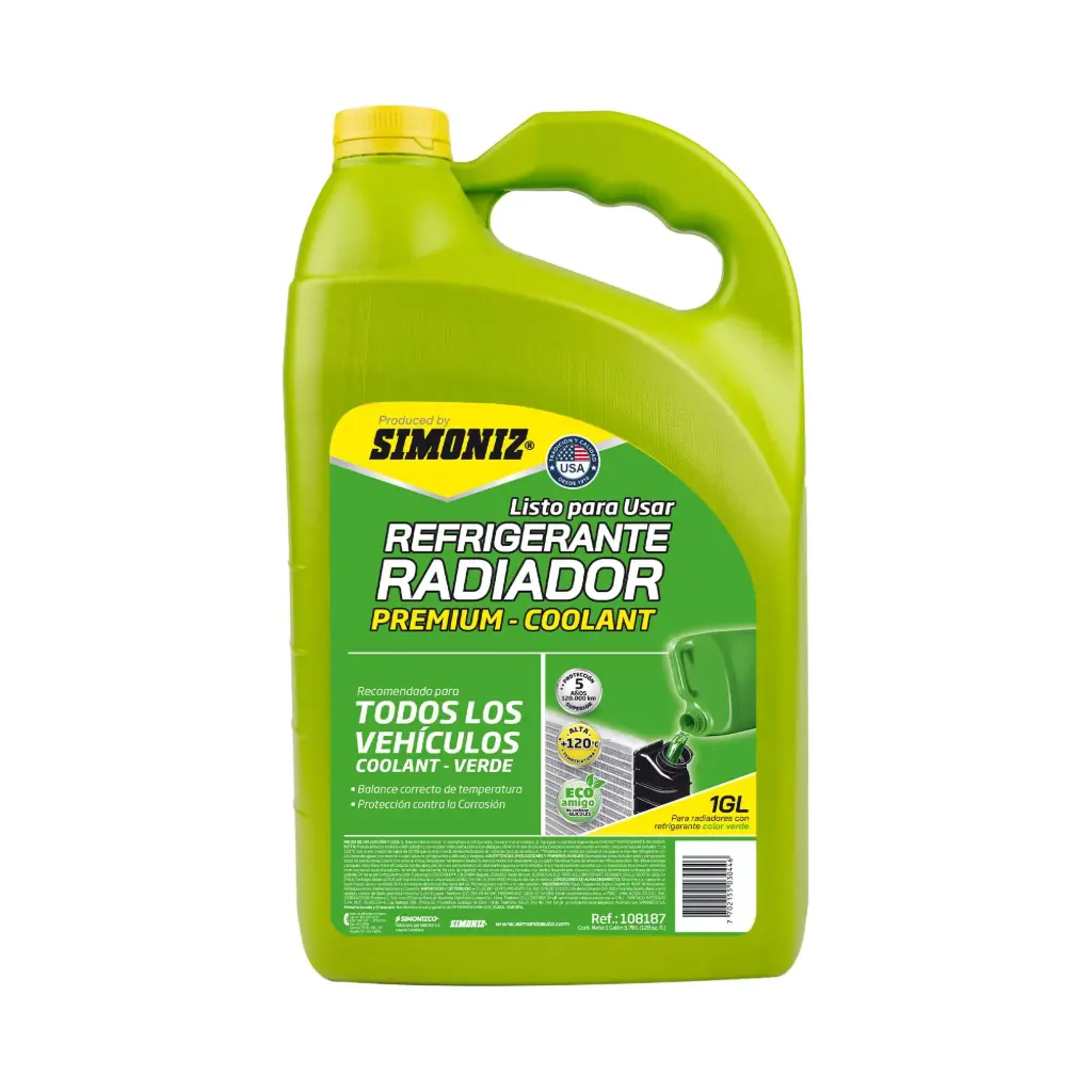 REFRIGERANTE RADIADOR GALON VERDE SIM-5313