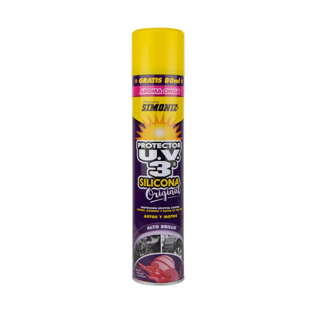 SILICONA PROTECTOR UV3 CHICLE 400ML AEROSOL SIM-203750