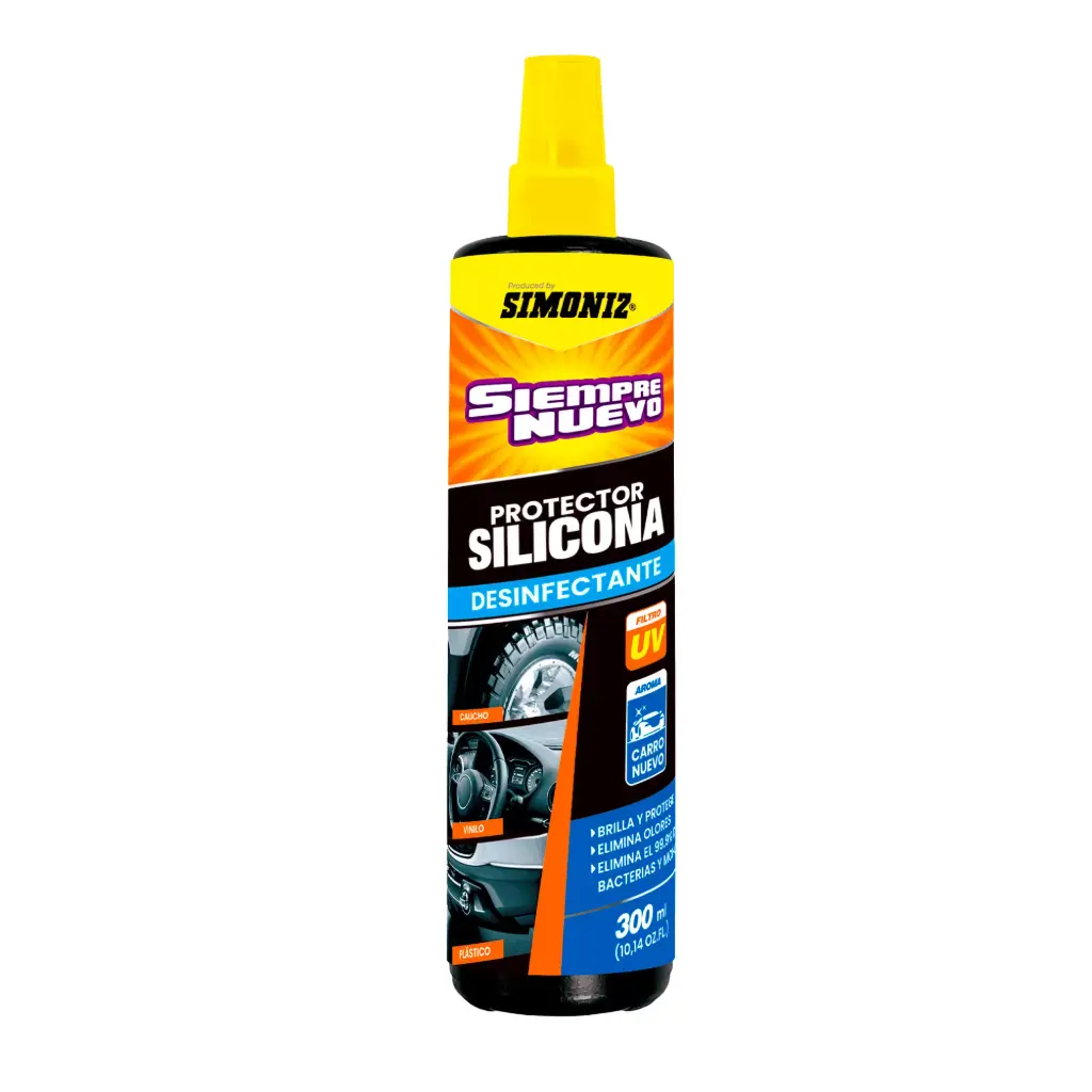 SILICONA PROTECTOR SIEMPRE NUEVO DESINFECTANTE CARRO NUEVO 300ML