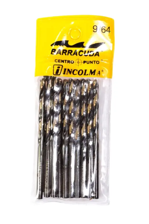 BROCAS DE ACERO RÁPIDO HSS 9/64" INCOLMA