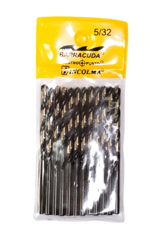 [62554 (8141107) (1100) (0750141)] BROCAS DE ACERO RÁPIDO HSS 5/32" INCOLMA (12 UND) 