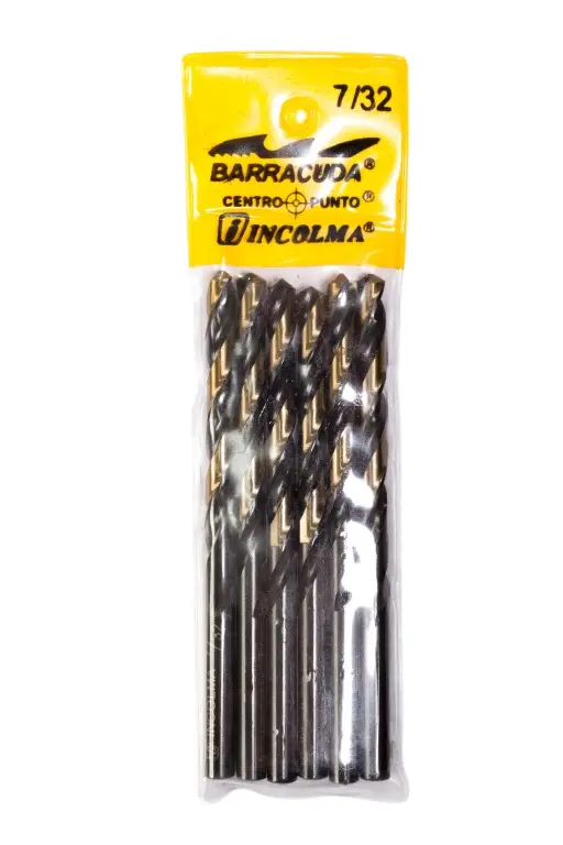 [62558 (0750224) (8141111) (1104) (88510611)] BROCAS DE ACERO RÁPIDO HSS 7/32" INCOLMA