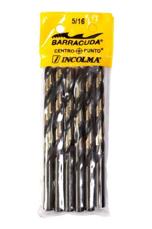 BROCAS DE ACERO RÁPIDO HSS 5/16" INCOLMA (6UND)