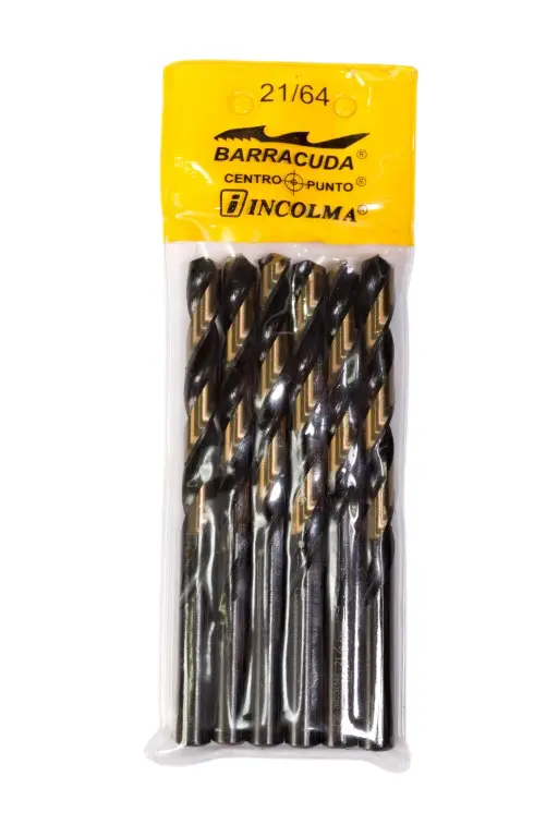 BROCAS DE ACERO RAPIDO HSS 21/64' INCOLMA (6UND) 