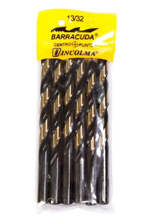 [62569 (0750448) (1115) (8141122)] BROCAS DE ACERO RÁPIDO HSS 13/32" INCOLMA (12UND) 