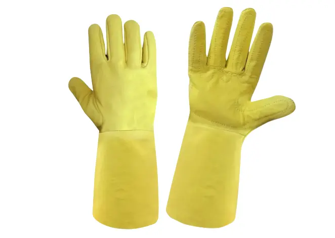 [163019] GUANTE VAQUETA SENCILLO LARGO