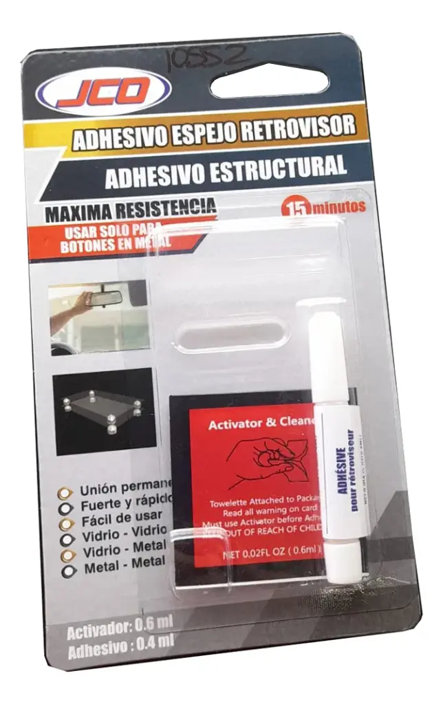 ADHESIVO ESTRUCTURAL JCO PARA ESPEJO RETROVISOR
