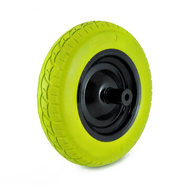 RUEDA ANTIPINCHAZO 350-8 VERDE MACHO
