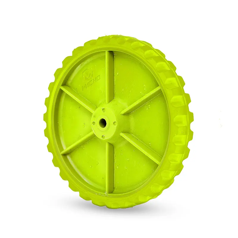 [609554  (111017)] RUEDA COCHE TINTERO NYLON/PP VERDE MACHO