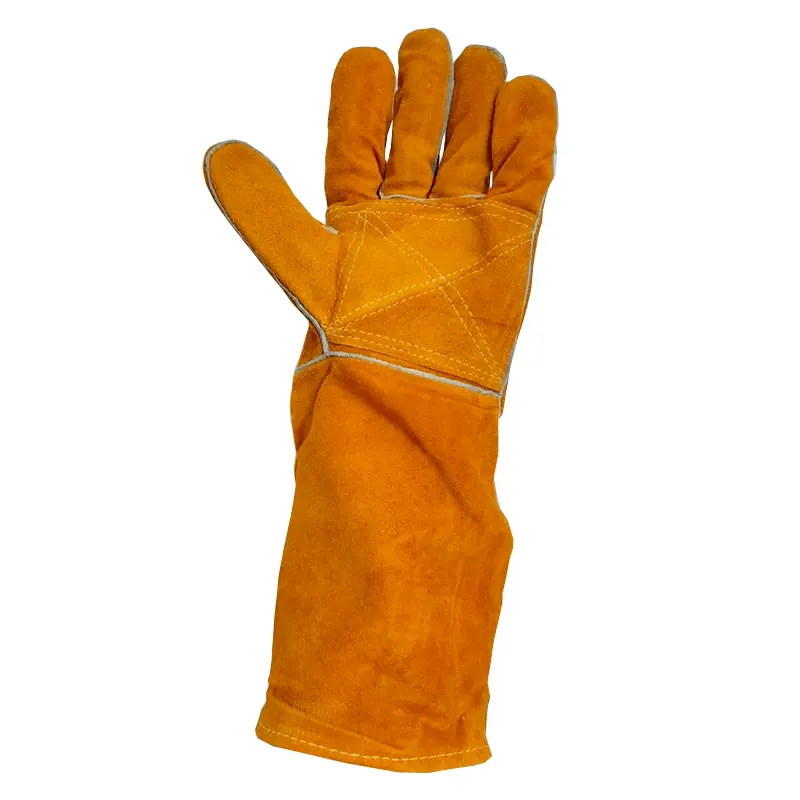 [609317 (EG-P09) (D5T0015) (D5T0020)] GUANTE SOLDADOR 16' KEVLAR NARANJA