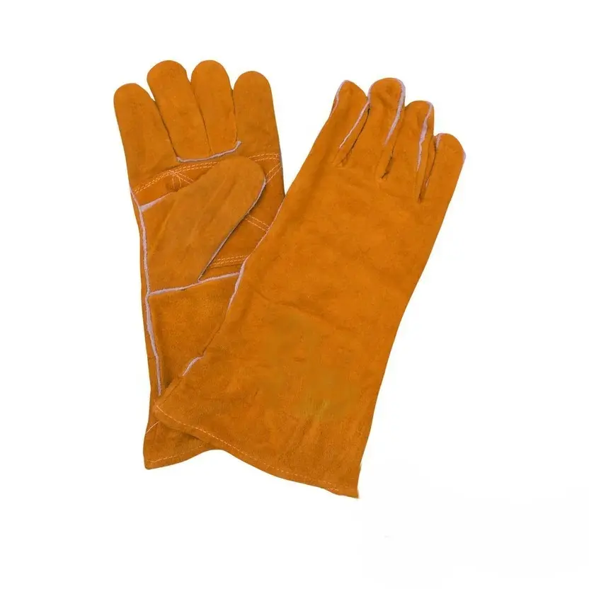 [609384 (EG-P09) (D5T0015)] GUANTE SOLDADOR 14' KEVLAR NARANJA
