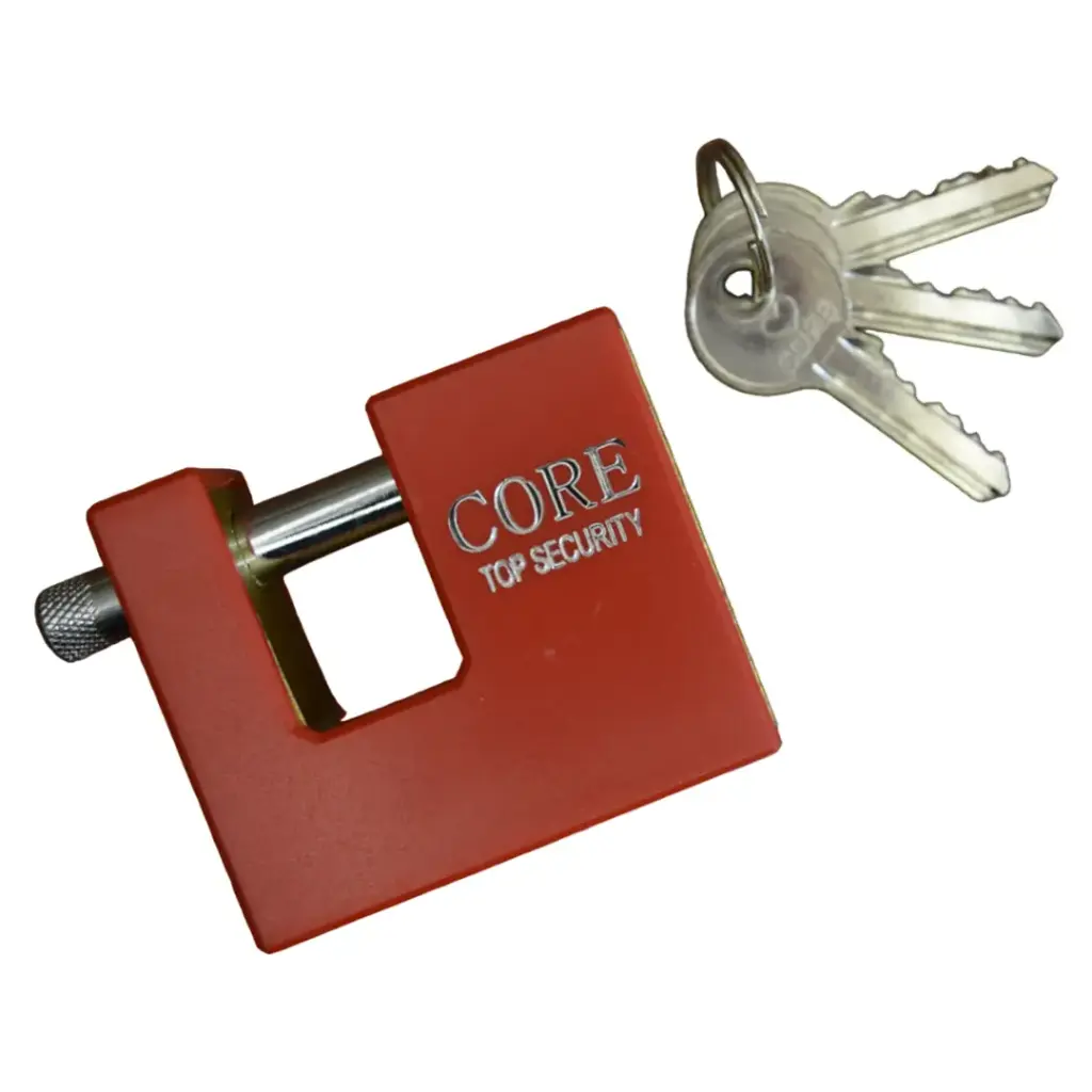 [1213] CANDADO ENCAUCHETADO ANTICIZALLA CORE 70 MM BLISTER