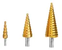 BROCA ESCALONADA SET X 3 PIZ ESPIGO TALADRO - 082025