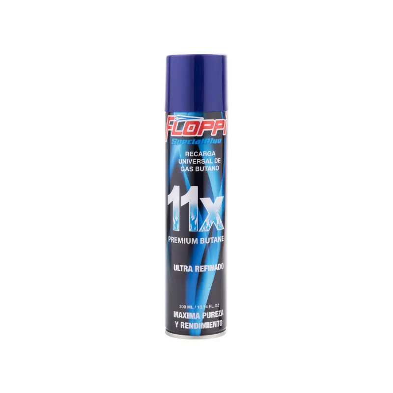 RECARGADOR GAS REPUESTO UNIVERSAL 300ML FLOPPI