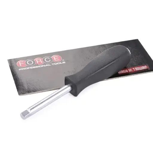 [8143 (042946)] PUÑO NEGRO 150MM CON ESPIGA MACHO 1/4"