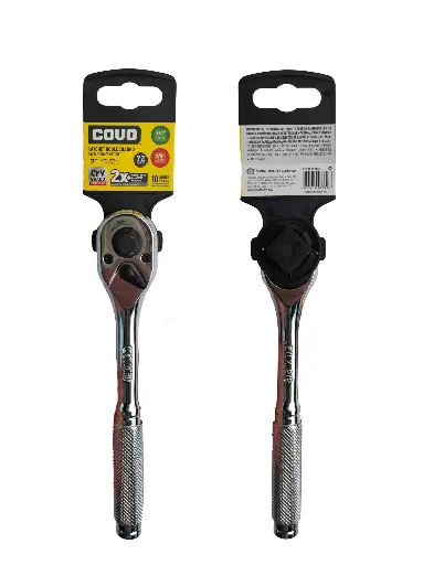 [(CV-DHR-2)] RATCHET DOBLE CUADRADO LARGO 7'