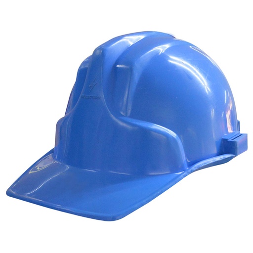 [(4480)] CASCO CONSTRUCCIÓN PROFESIONAL AZUL (C/NORMAS-DIELECTRICO-3 APOYOS)