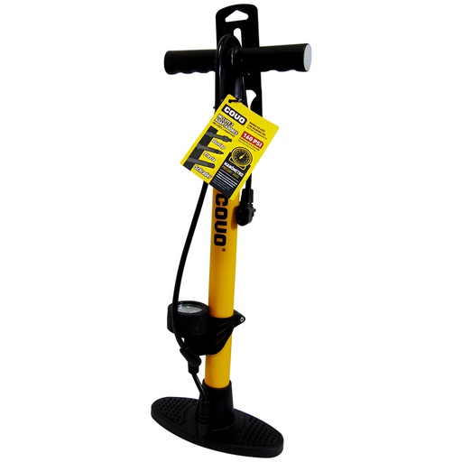 [7453010090395] BOMBA DE MANO CON MANÓMETRO 160PSI