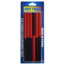 [(HT1061)(13453)] LÁPIZ CARPINTERÍA BICOLOR BLÍSTER X12 UND
