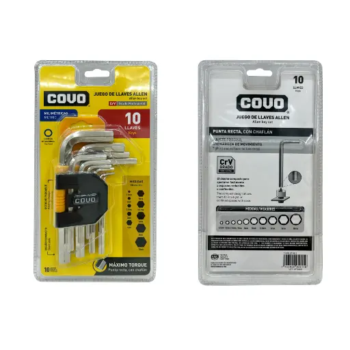 [(CV-HK-1)] JUEGO X10 BRÍSTOL HEXA BLÍSTER