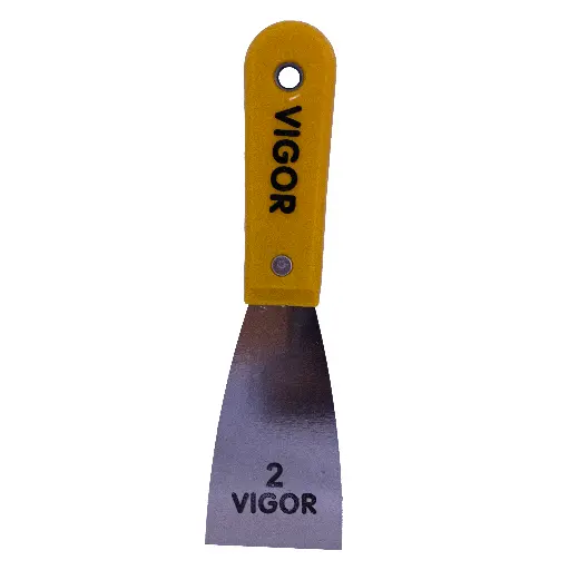 [(DL-1464-2)] ESPÁTULA FLEXIBLE MANGO PLÁSTICO 2" VIGOR
