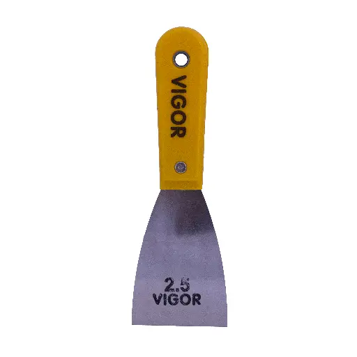 [(DL-1464-2.5)] ESPÁTULA FLEXIBLE MANGO PLÁSTICO 2 1/2" VIGOR
