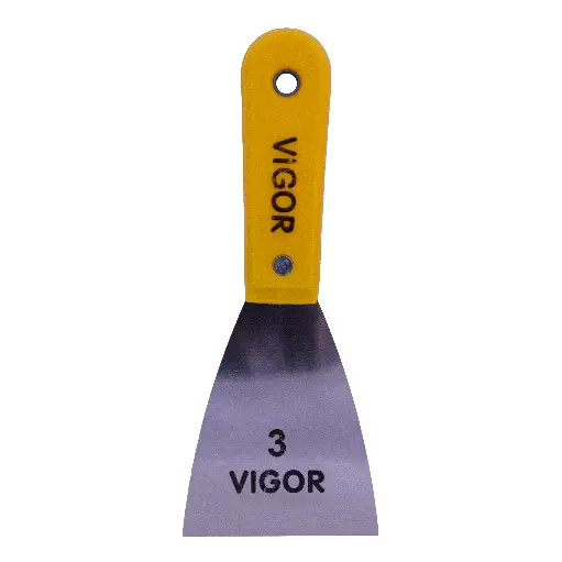 [(YES-1464-3)] ESPÁTULA FLEXIBLE MANGO PLÁSTICO 3" VIGOR