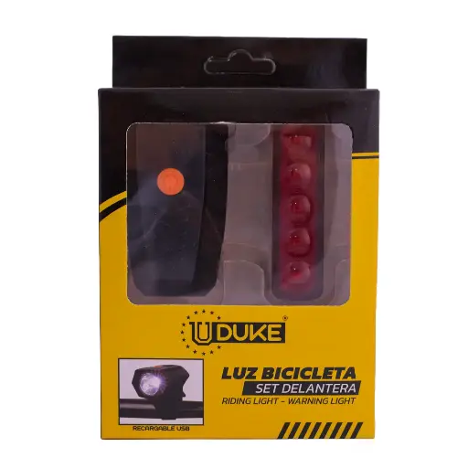 [(HT2211)] KIT DE LUZ LED PARA BICICLETA UDUKE