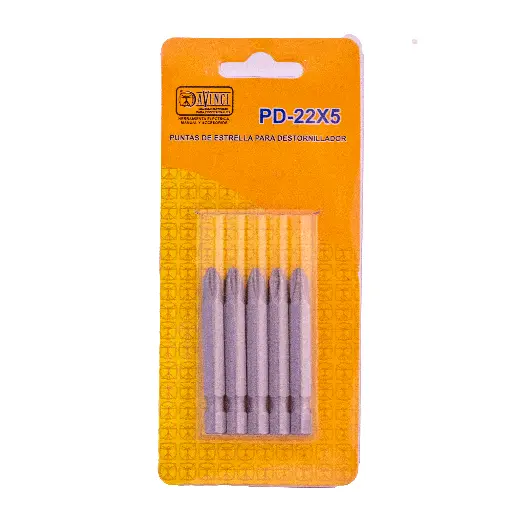 PUNTA PARA DESTORNILLADOR DE ESTRELLA 2' x 5 Unds.