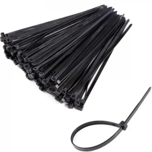 [669020] AMARRE PLÁSTICO NEGRO 100PCS/BOLSA 3.6X250