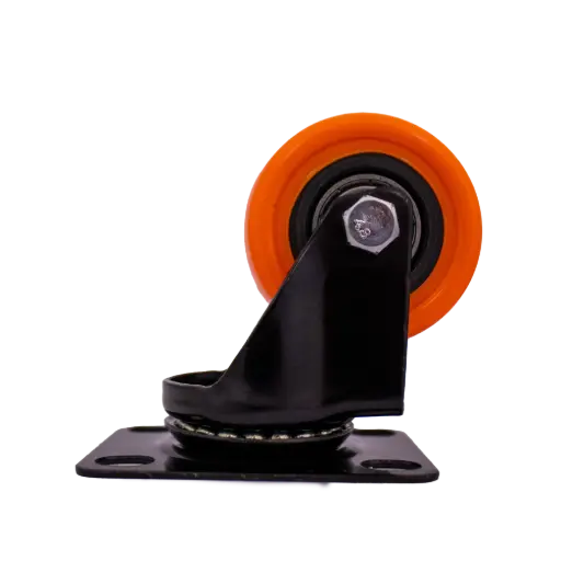 Rodachina Giratoria RUDA 2" Naranja X 4 Unidades