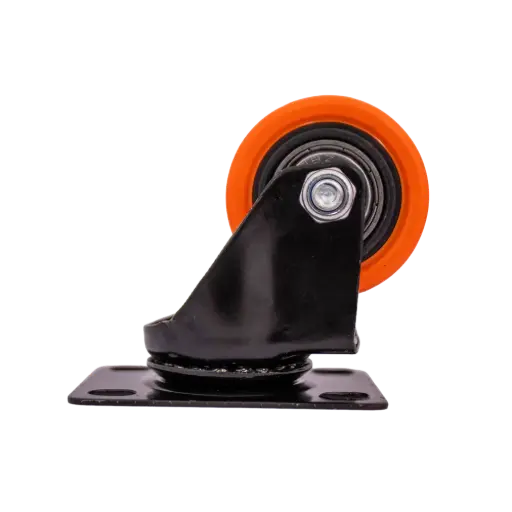 Rodachina 1.5” Giratoria RUDA Naranja x4 Unidades