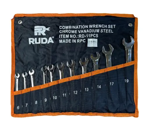 [RD-11PCS] JUEGO DE LLAVES COMBINADAS 11PCS 6-19MM RUDA