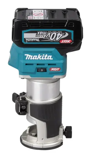 [RT001GM214] Ruteadora Rebordeadora Makita 8″ 40V RT001GM214 + 2 Baterías 4.0Ah + Cargador