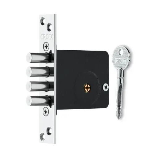 [7708925196770] CERRADURA AUXILIAR DE INCRUSTAR CON 4 PASADORES UN AVANCE LLAVES TETRA