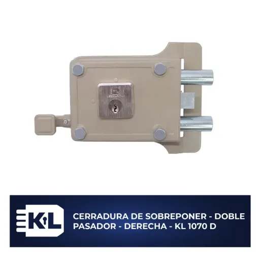 [7709846634273 (KL 1070 D)] CERR. DE SOBREPONER DOBLE PASADOR DERECHA 