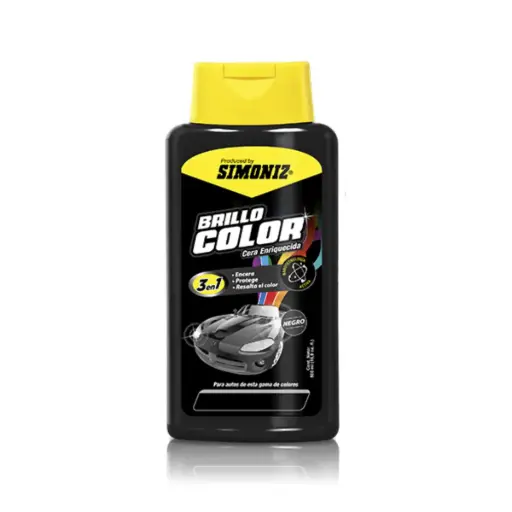 [7702155408078  (103329)] CERA ENRIQUECIDA BRILLO COLOR NEGRO 500ML