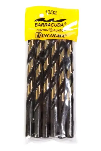 [62569 (0750448) (1115) (8141122)] BROCAS DE ACERO RAPIDO HSS 13/32' INCOLMA (12UND) 