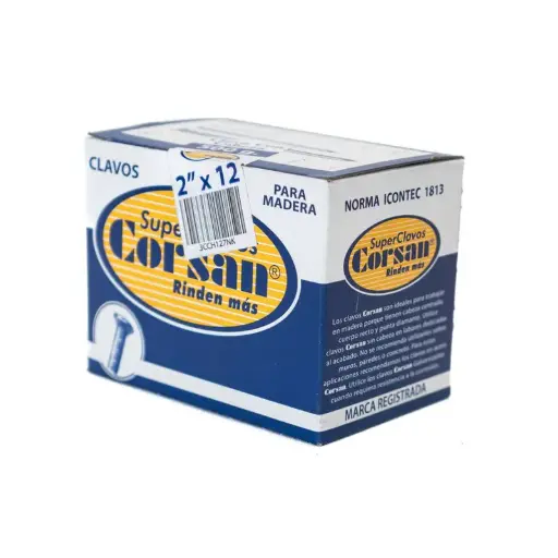 [3CCH127NK] CLAVO COMÚN CON CABEZA 2 X 12 500GR
